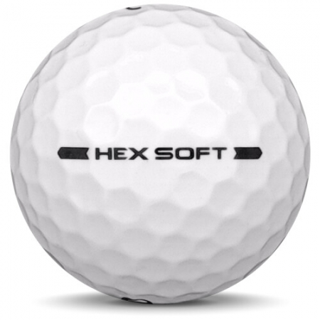 De golfbal Callaway Hex Soft in jaarmodel 2022.