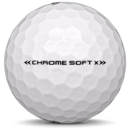 De golfbal Callaway Chrome Soft X in jaarmodel 2023.