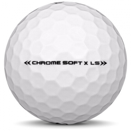De golfbal Callaway Chrome Soft X LS in jaarmodel 2023.