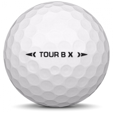 De golfbal Bridgestone Tour B X in jaarmodel 2023.