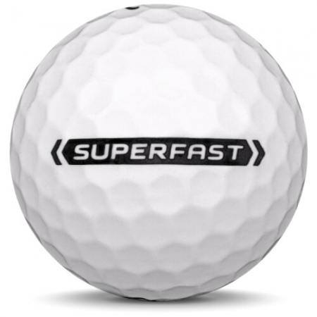 De golfbal Callaway Superfast in jaarmodel 2024.