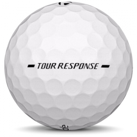 De golfbal TaylorMade Tour Response in jaarmodel 2025.