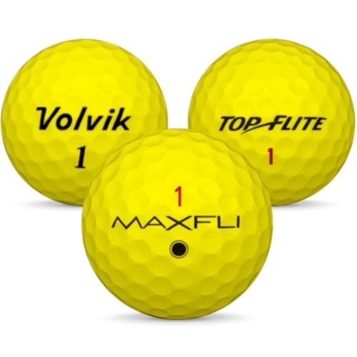 Golfboll av modellen Others Blandade Golfbollar i gul färg