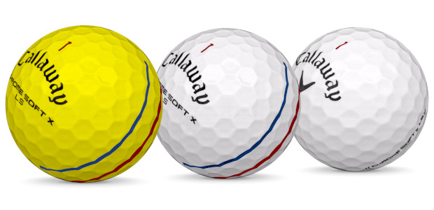 Callaway Chrome Soft X LS Golfballen in verschillende kleuren