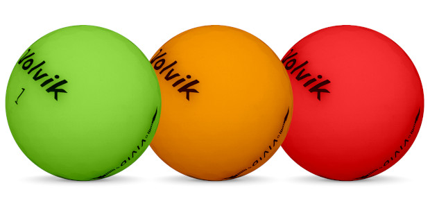 Volvik VIVID Golfballen in verschillende kleuren