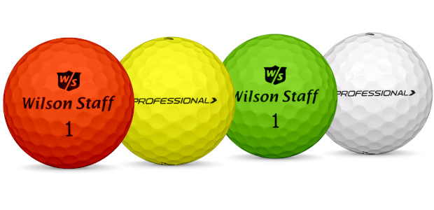 Wilson Staff Professional Golfballen in verschillende kleuren